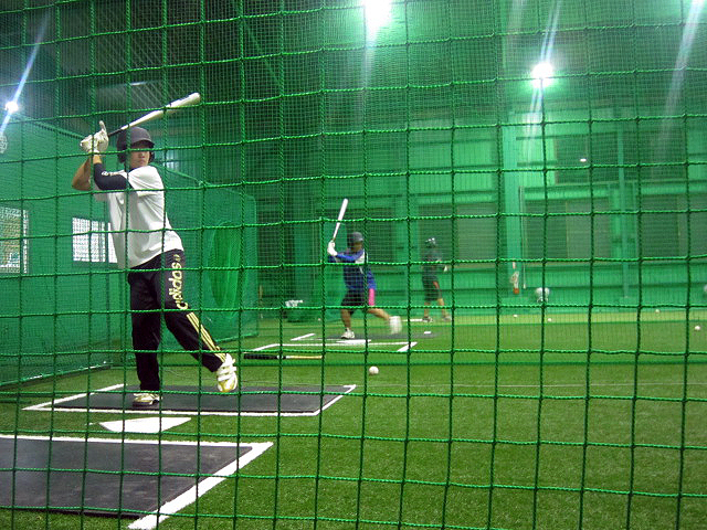 個人練習の風景