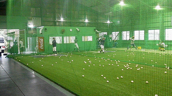 チーム練習の風景