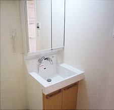 洗面化粧台アフター